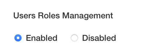 Member Management option